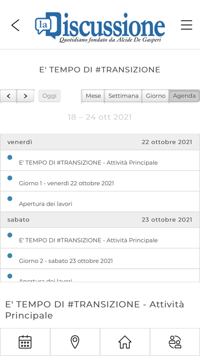 laDiscussione Eventi Screenshot