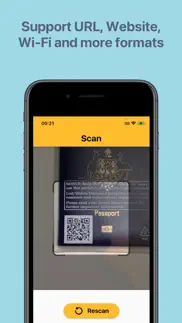 barcode and qr code reader iphone screenshot 1