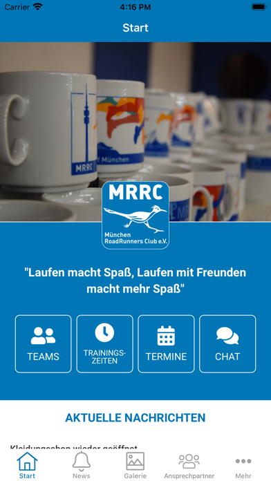 VereinsApp MRRC Screenshot