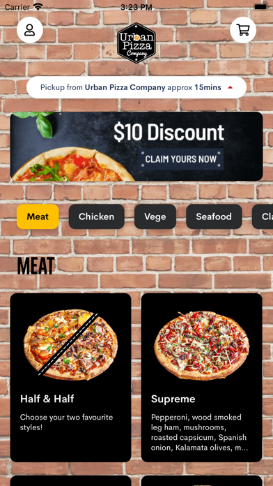 Urban Pizza Company Screenshot