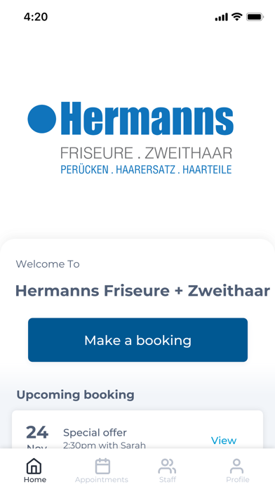 Hermanns Friseure + Zweithaar Screenshot