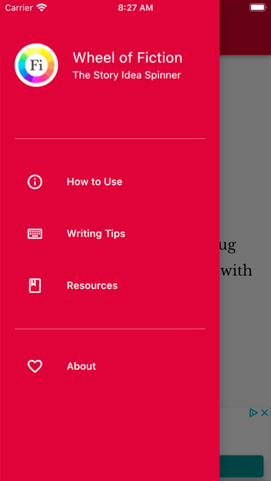 Wheel of Fiction Screenshot