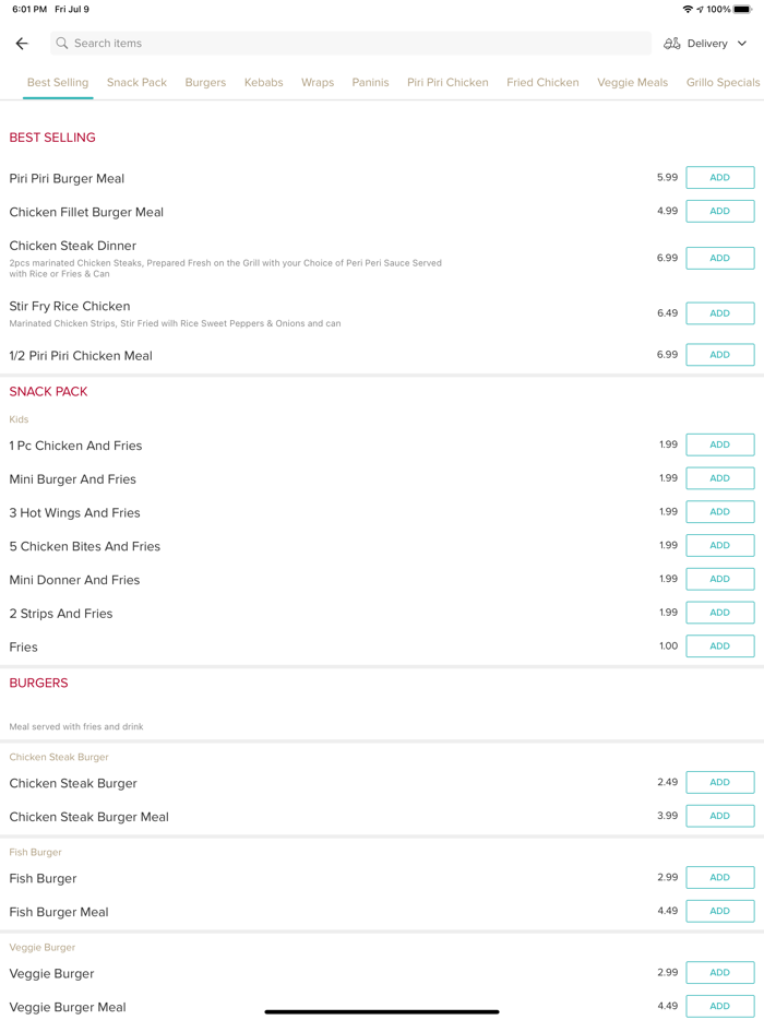 Grillo piri piri expert.