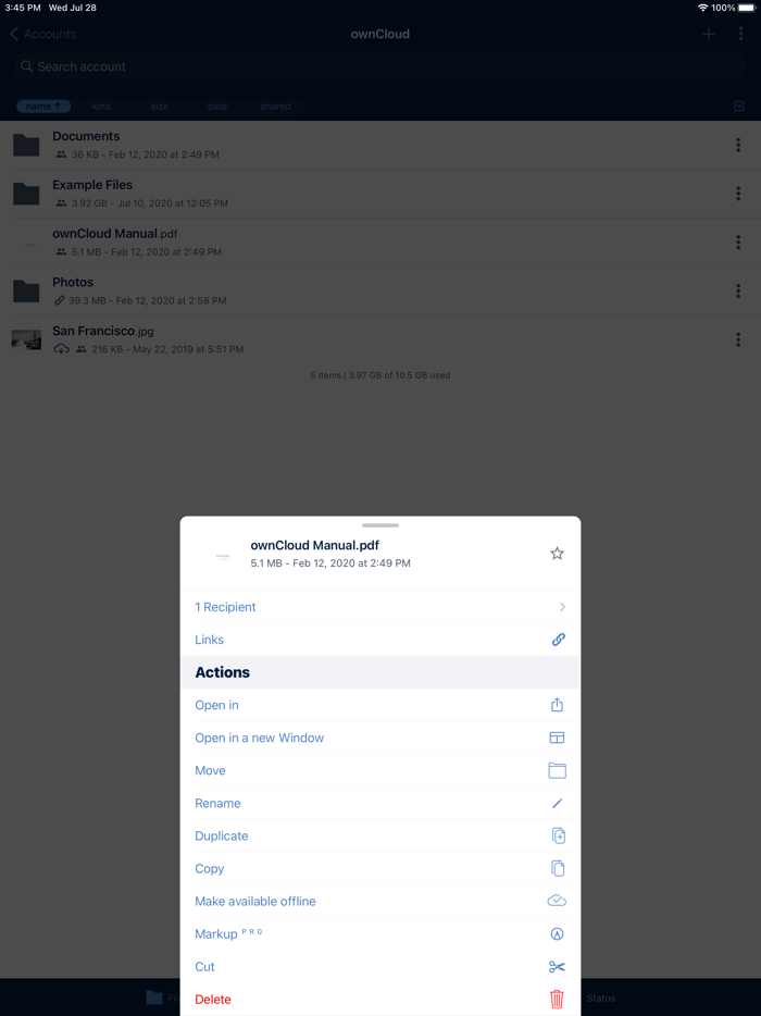 ownCloud - File Sync and Share
