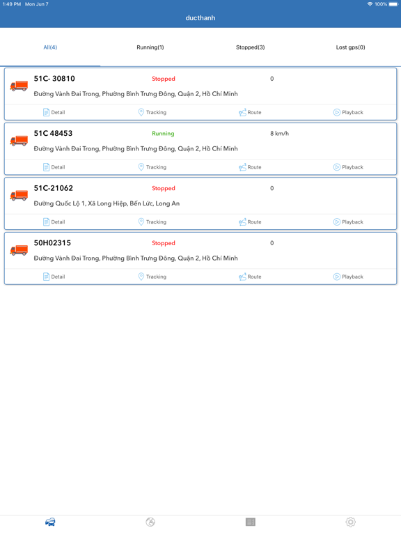 Screenshot #4 pour Econtrol GPS