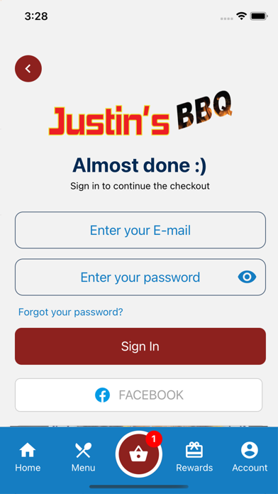 JUSTIN'S BBQ Screenshot
