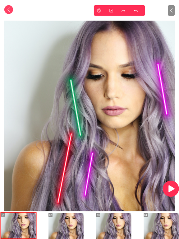 Screenshot #5 pour Scribble Neon Video Animations