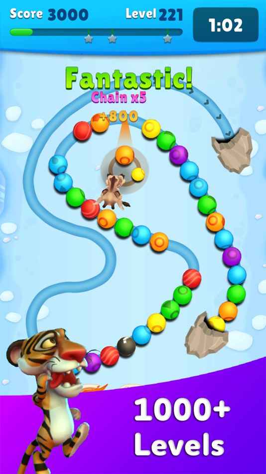 #3. Marble Wild Friends (iOS) 由: Blackout Lab SL