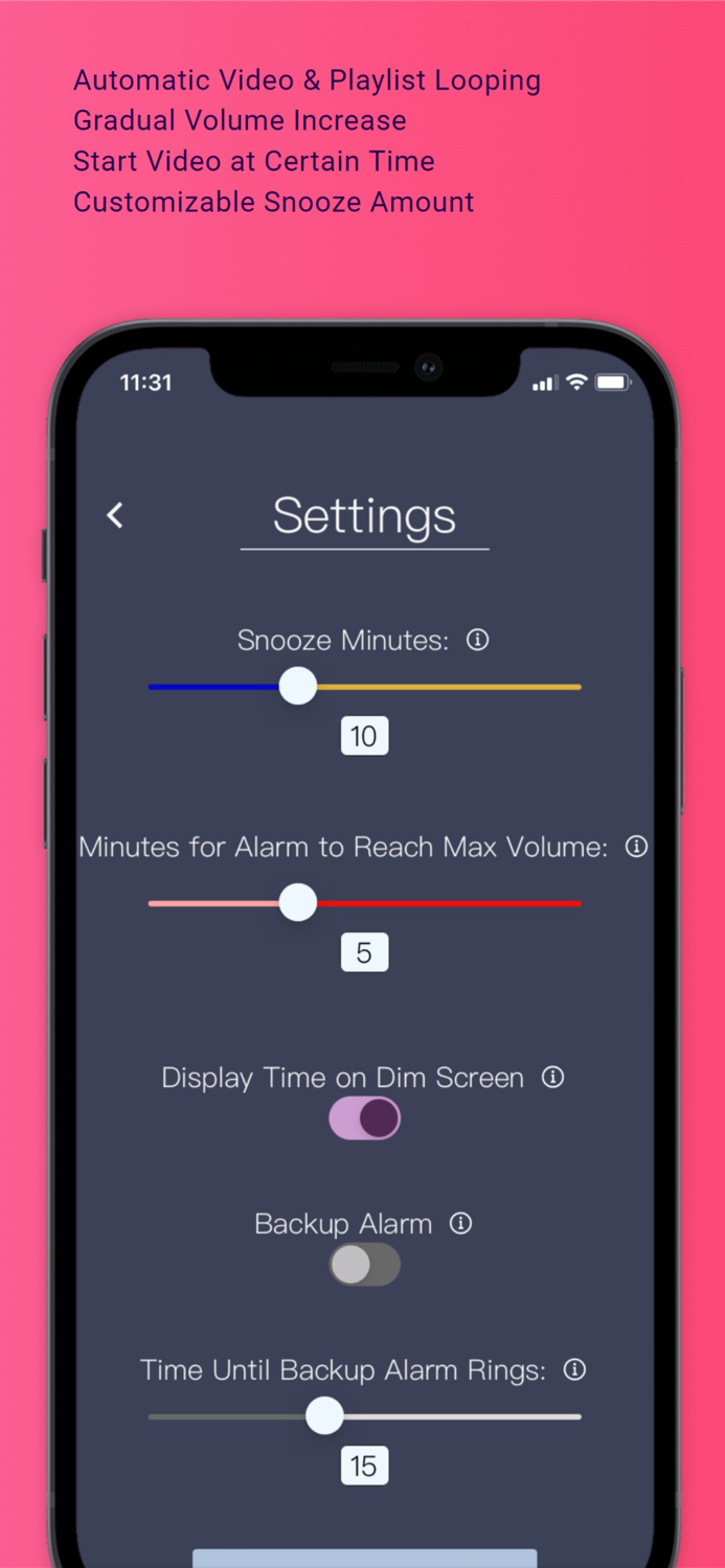 Soak Sleep and Wakeup to Videos