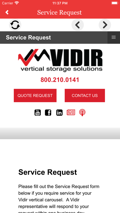 Vidir Solutions Screenshot 2 - AppWisp.com Vidir Solutions Screenshot 2 - AppWisp.com