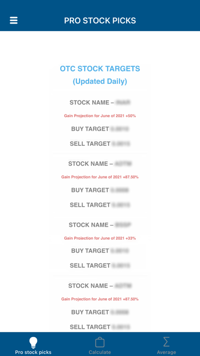 Stock Calculator Pro Screenshot