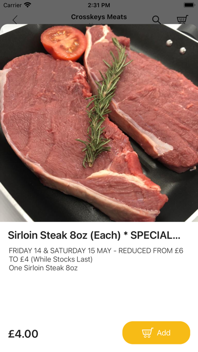 Crosskeys Meats Screenshot
