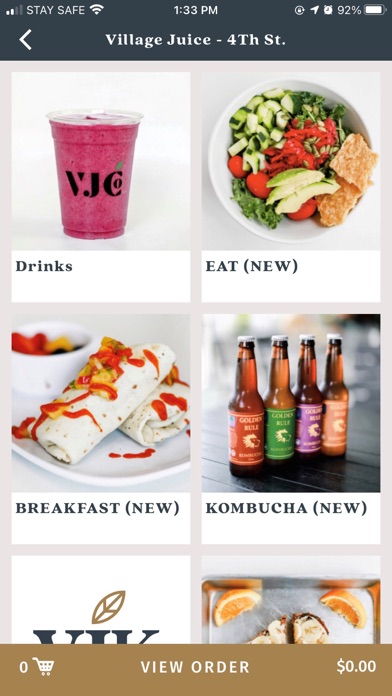 Village Juice & Kitchen Screenshot