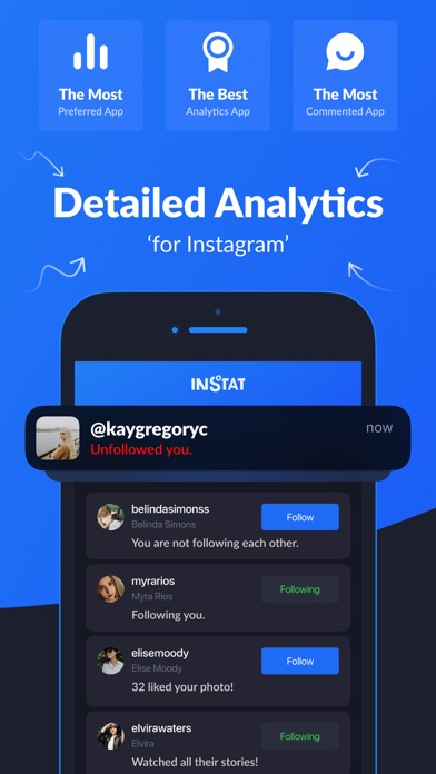 Instat - Followers Report Screenshot