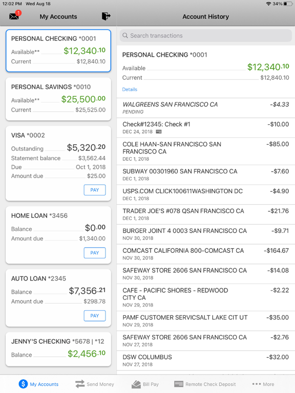 Screenshot #5 pour First Security Bank | Mapleton