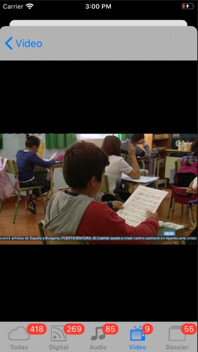 Seguimiento de medios Screenshot