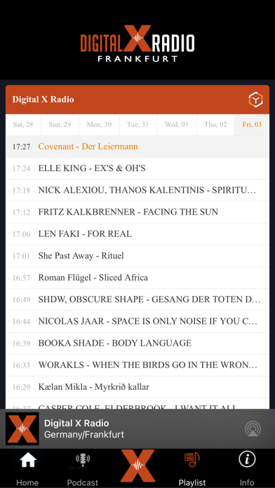 Digital X Radio Screenshot