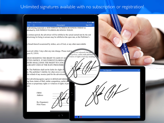 ‎Sign PDF documents Screenshot