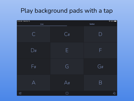 AutoPad — Ambient Pad Loops iPad app afbeelding 1