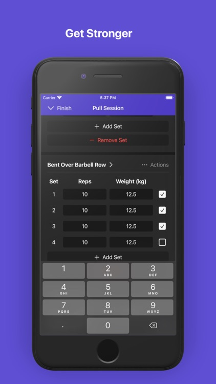 Workout Plan Bot - Workout Log