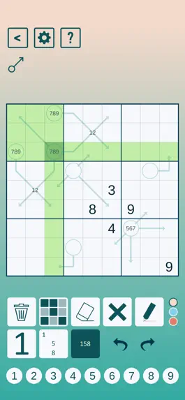 Game screenshot Arrow Sudoku hack