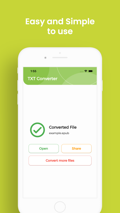 TXT Converter, TXT to WORD Screenshot