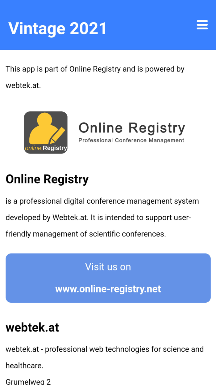 Online Registry