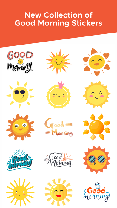Good Morning Stickers! Screenshot
