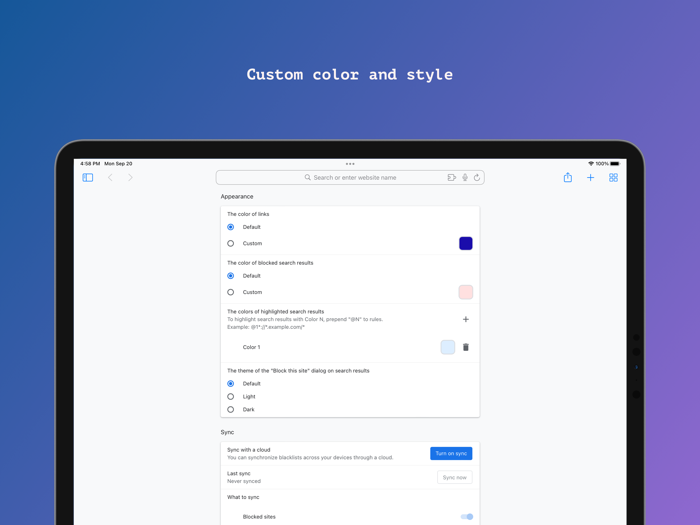 uBlacklist for Safari