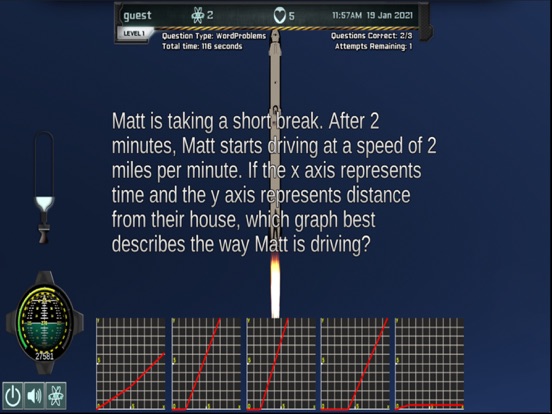 Intergalactic Algebra iPad screenshot