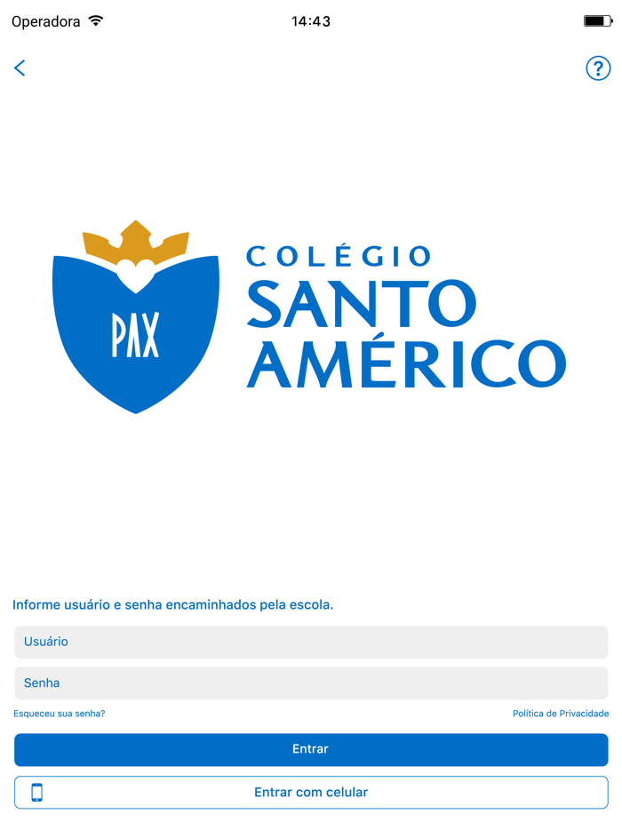 Colégio Santo Américo.