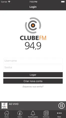 Game screenshot Clube FM 94,9 apk