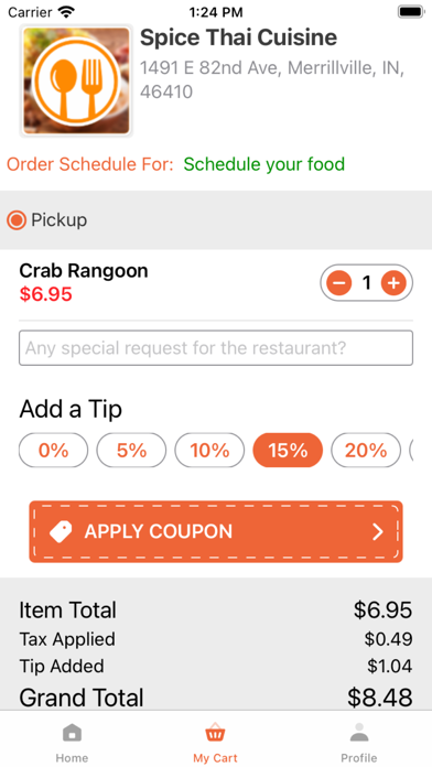 Spice - Thai Cuisine Screenshot