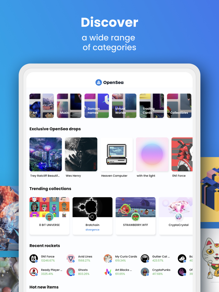 OpenSea NFT marketplace