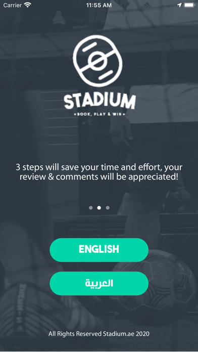 Stadium Booking Screenshot