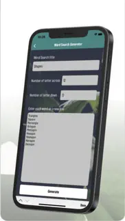 word search puzzle generator iphone screenshot 2