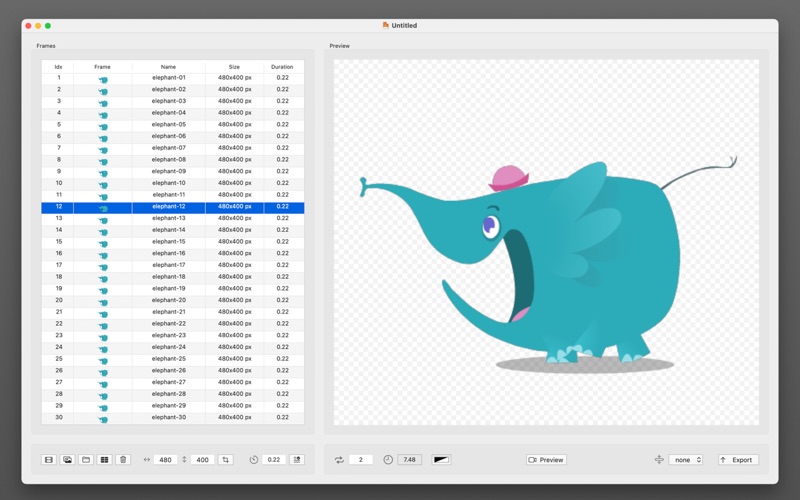 Screenshot #1 pour PNG Animator