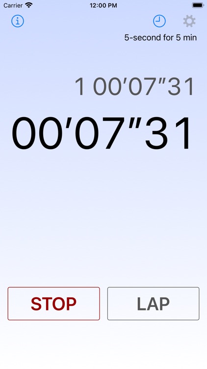 Voice Over Stopwatch