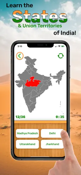 Game screenshot India States Map Game mod apk