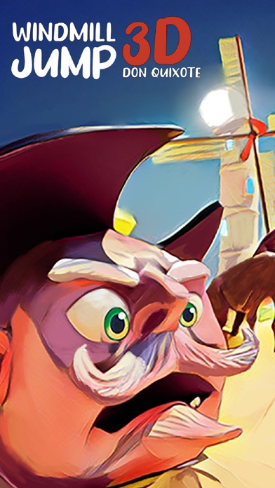 Windmill Jump 3D - Don Quixote Screenshot