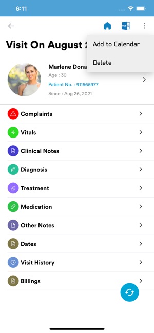 Patient Medical Records Management- Dr. Pad