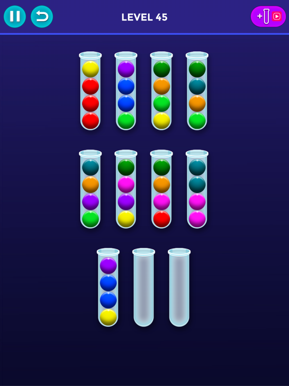 Ball Sort : Color Puzzle Game iPad screenshot 4 - Games app