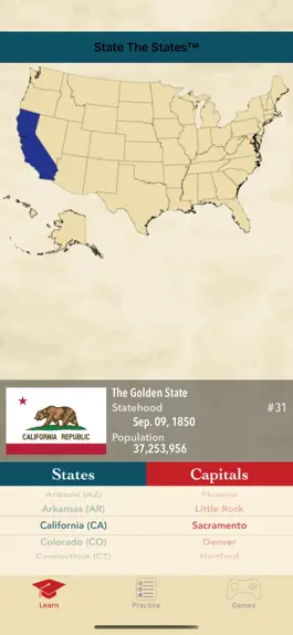 Game screenshot State The States & Capitals ED mod apk