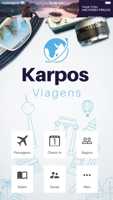 Karpos Viagens Screenshot 1 - AppWisp.com