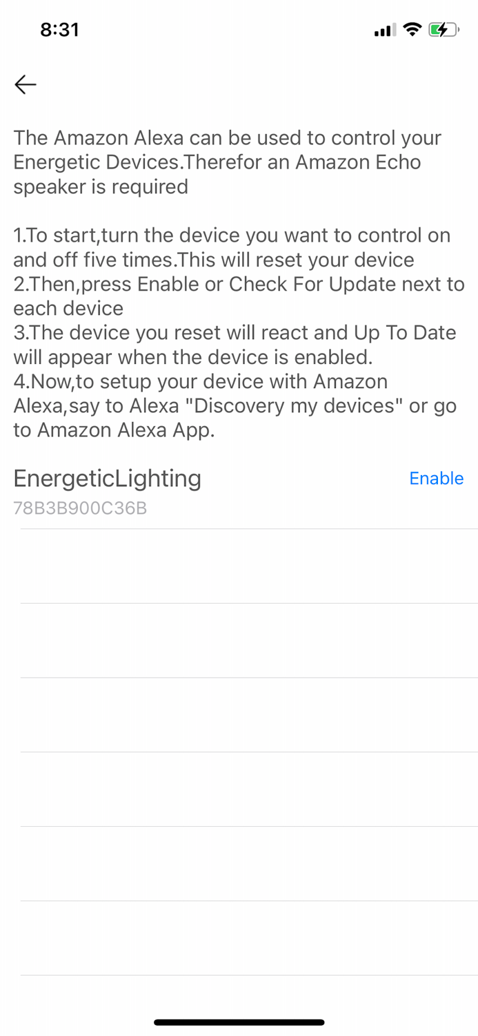 Energetic Update Tool