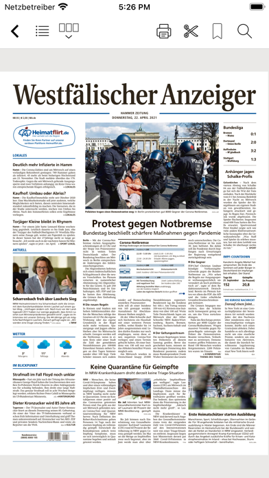 WA ePaper Screenshot