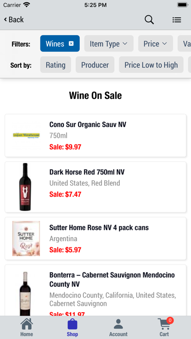 People’s Liquor Warehouse Screenshot
