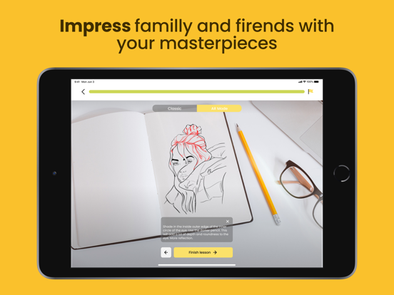 Screenshot #5 pour ARtville - learn to draw