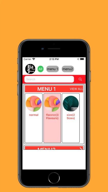 RiaFood Kiosk for Store