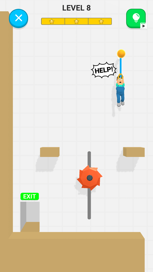 #2. Rescue People 3D (iOS) By: Gamincat, Inc.